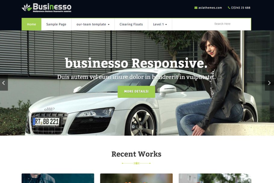 Download Businesso Premium Wordpress themes