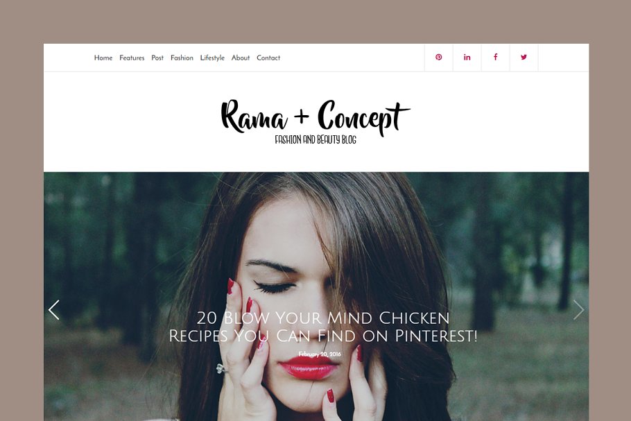 Download Rama Modern Blog WordPress Theme