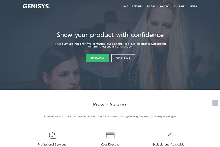 Download Genisys - Multipage Business Theme
