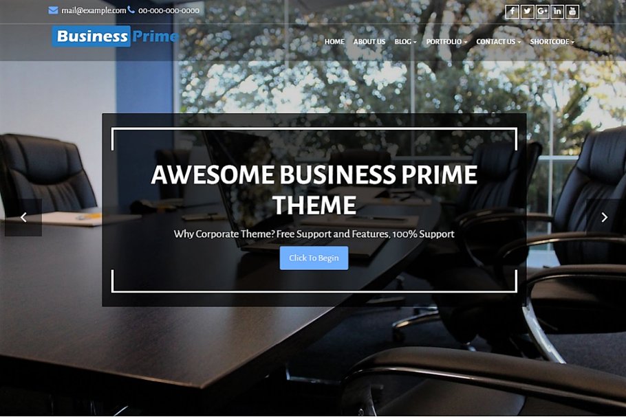 Download Business Prime WordPress Theme