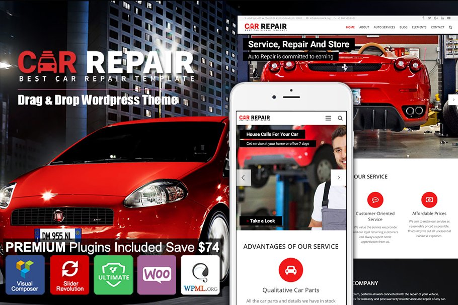Download Car Repair - Auto Mechanic Wordpress