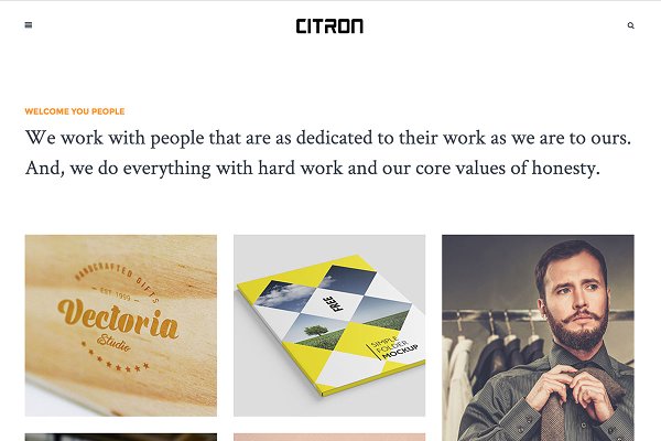 Download Citron - Portfolio WordPres Theme