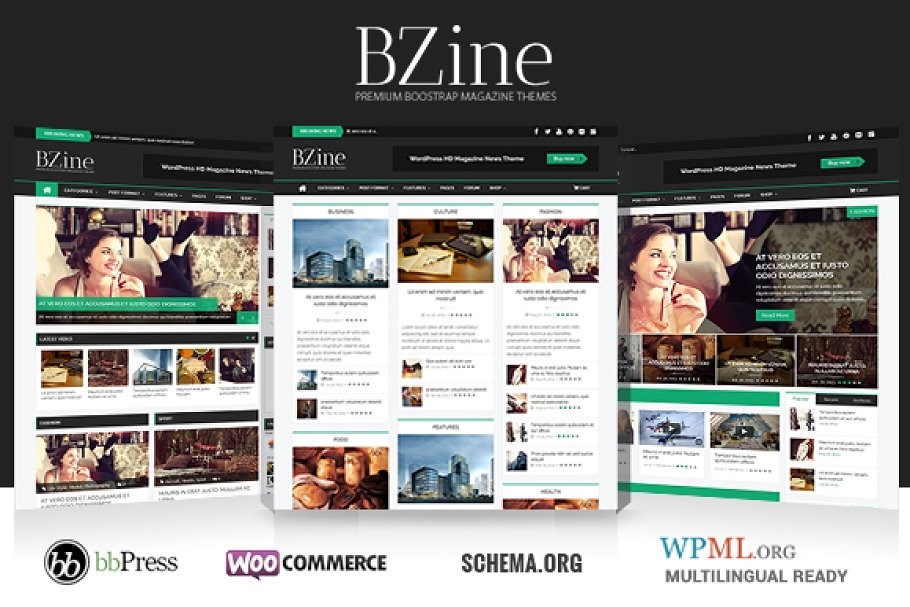 Download Bzine - WordPress HD Magazine