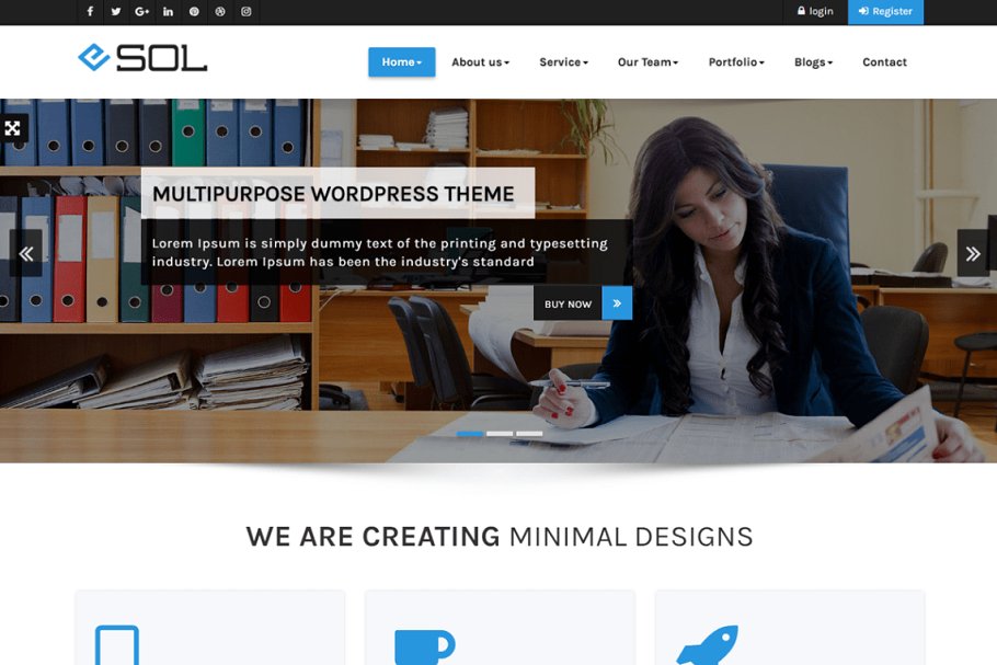 Download Esol Pro WordPress theme