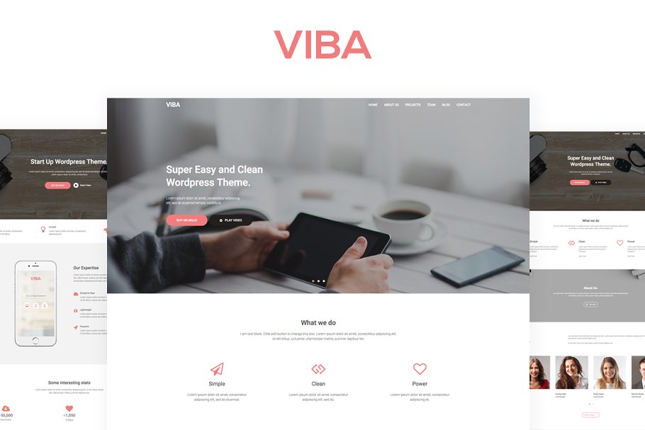 Download VIBA - Start Up Wordpress Theme