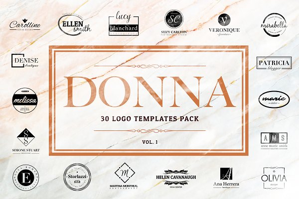 Download Donna - Logo Templates Pack Vol.1