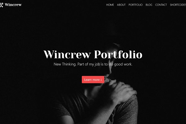 Download Wincrew - Portfolio Bootstrap 4