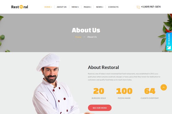 Download Food & Restaurant HTML5 Template