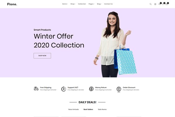 Download Flone - React JS eCommerce Template