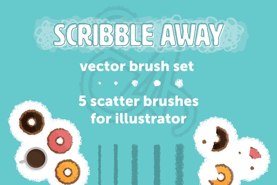 Download Scribble Away: Vector Brush Set