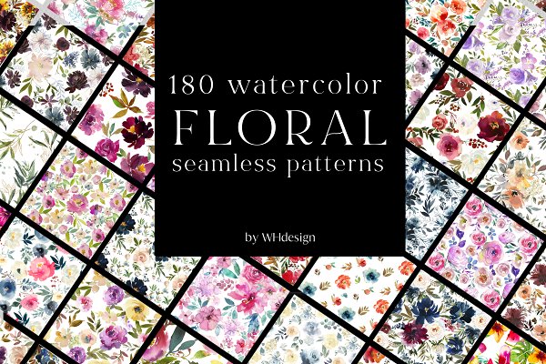 Download Seamless Floral Patterns Bundle