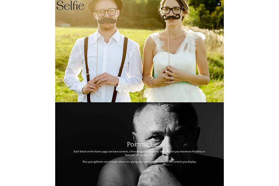 Download Selfie - Photography WordPress Theme