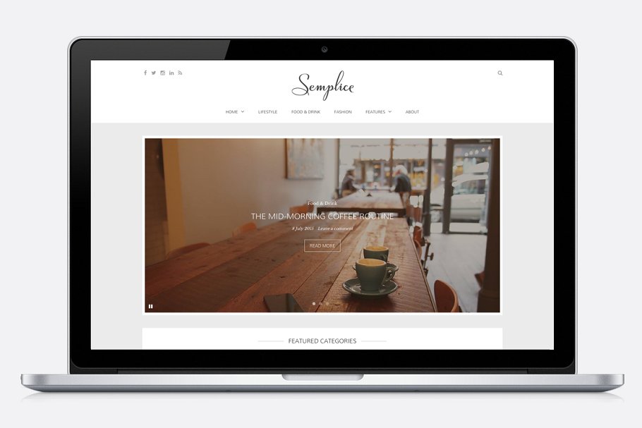 Download Semplice - An Elegant WordPress Blog