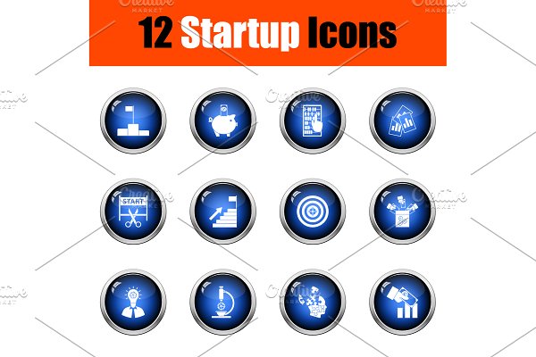 Download Set of 12 Startup Icons