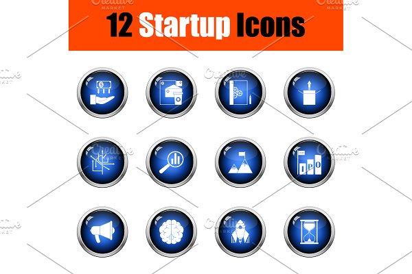 Download Set of 12 Startup Icons
