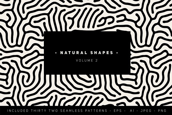 Download Natural Shapes || Seamless Patterns