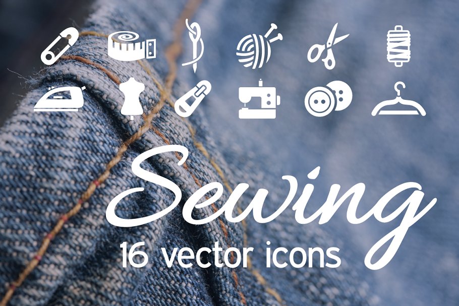 Download SEWING - vector icons
