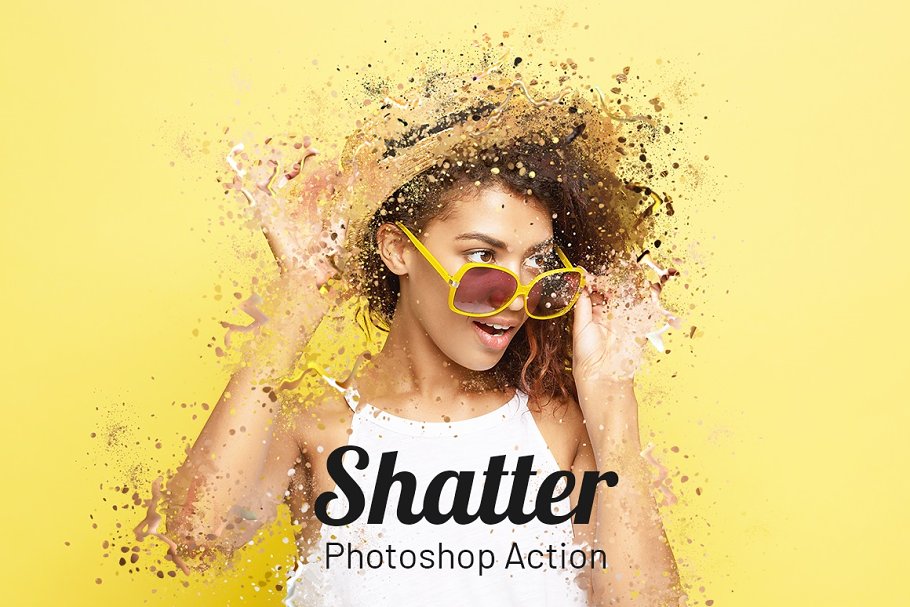 Download Shatter Photoshop Action