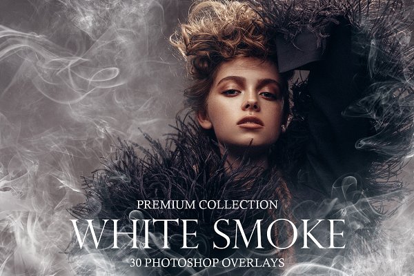 Download White Smoke Photoshop Overlays