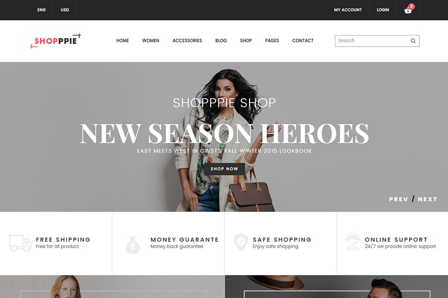 Download Shopppie-eCommerce Fashion Template