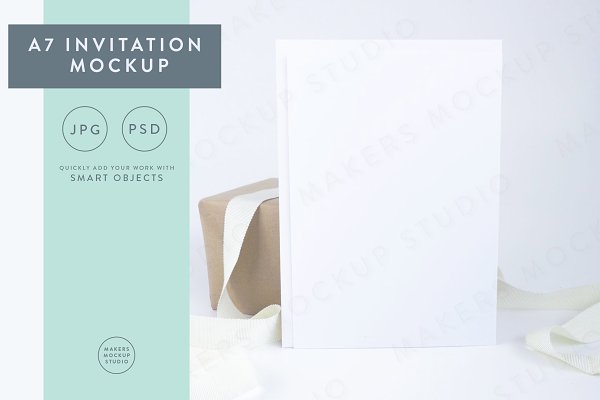 Download Simple Invitation Mockup