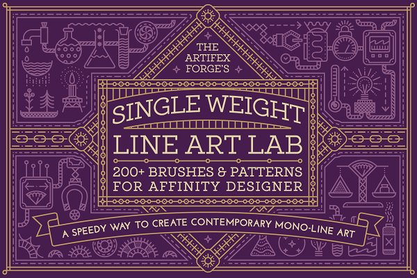 Download Single Weight Line Art Lab