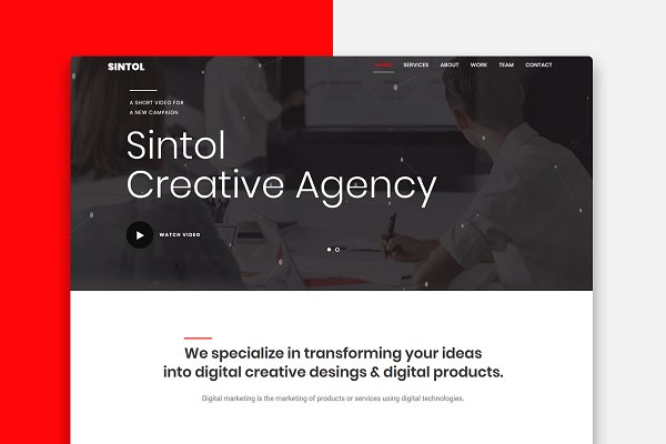 Download Sintol - Creative Agency Template