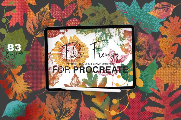 Download Fall Frenzy Procreate Brushes