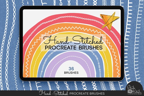 Download Hand-Stitched Procreate Brushes