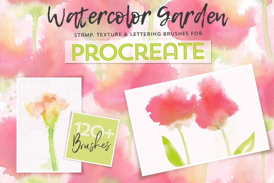 Download Watercolor Procreate Floral Brushes