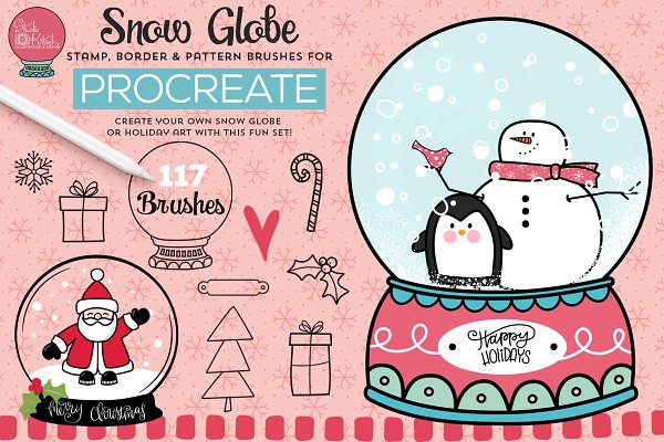 Download Snow Globe Brushes for Procreate