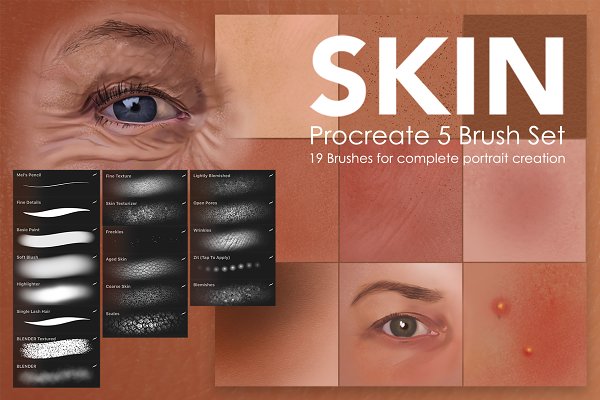 Download Skin Painting Procreate Brushes