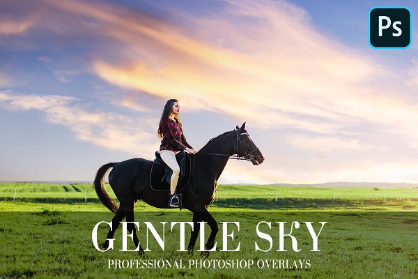 Download Gentle Sky Overlays Photoshop