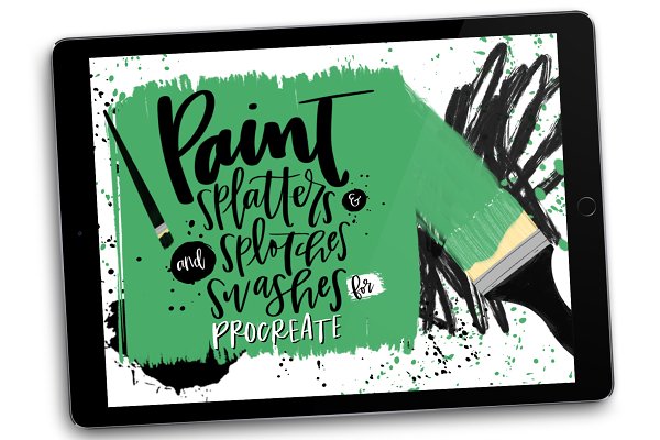 Download Paint Splatter Stamps for Procreate