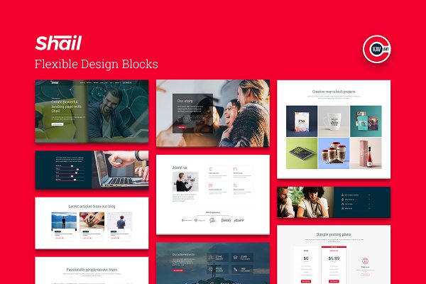 Download Shail - Startup HTML Template