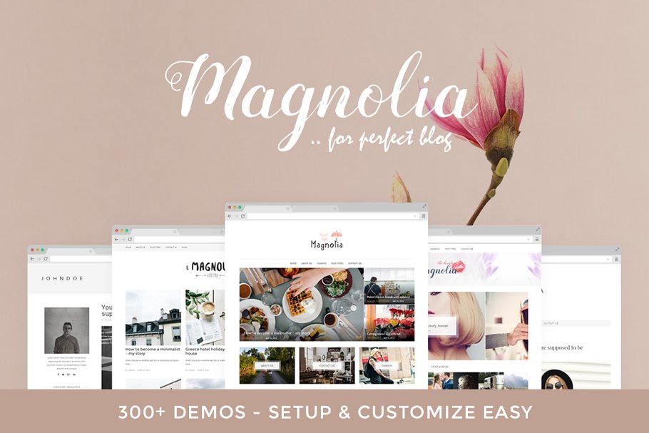 Download Magnolia - Biggest & Easy Blog