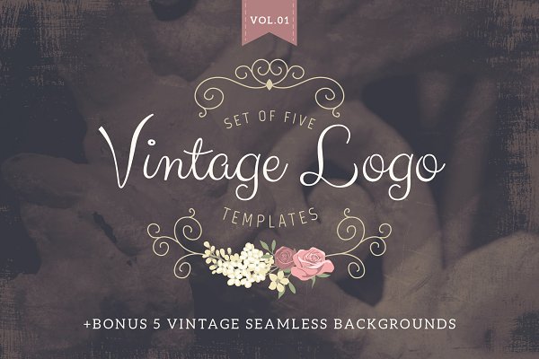 Download Vintage logo templates Vol 1