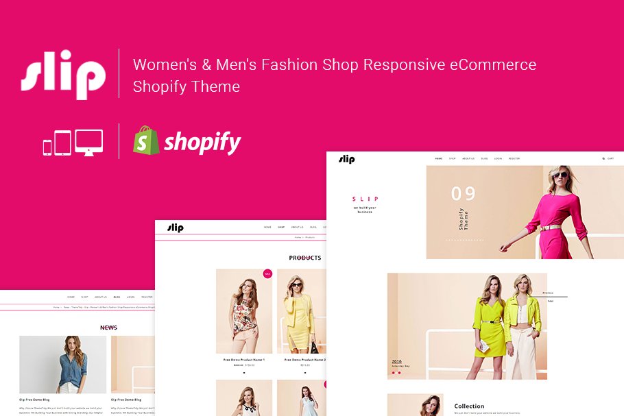 Download Slip Fashion Shop Shopify Theme