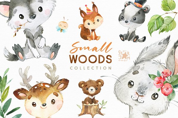 Download Small Woods. Animal Collection