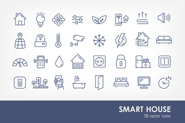 Download Smart house icons