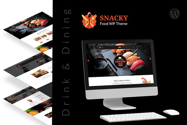 Download Snacky - Food WP theme