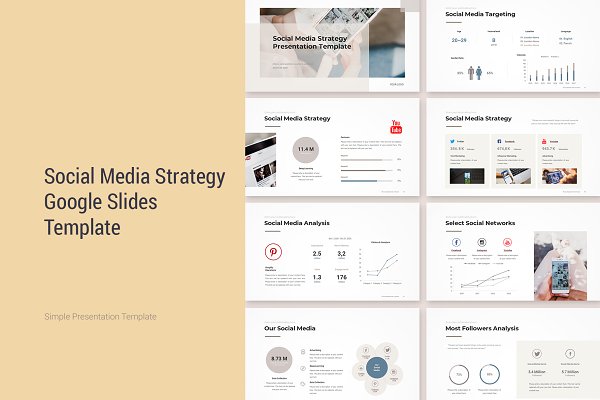 Download Social Media Strategy Google Slides