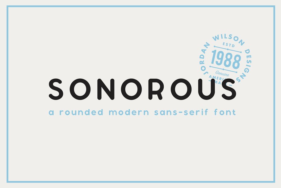 Download Sonorous Font