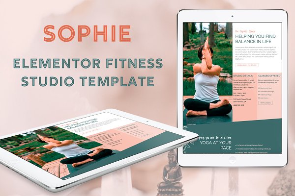 Download Sophie // Wellness Inspired Template