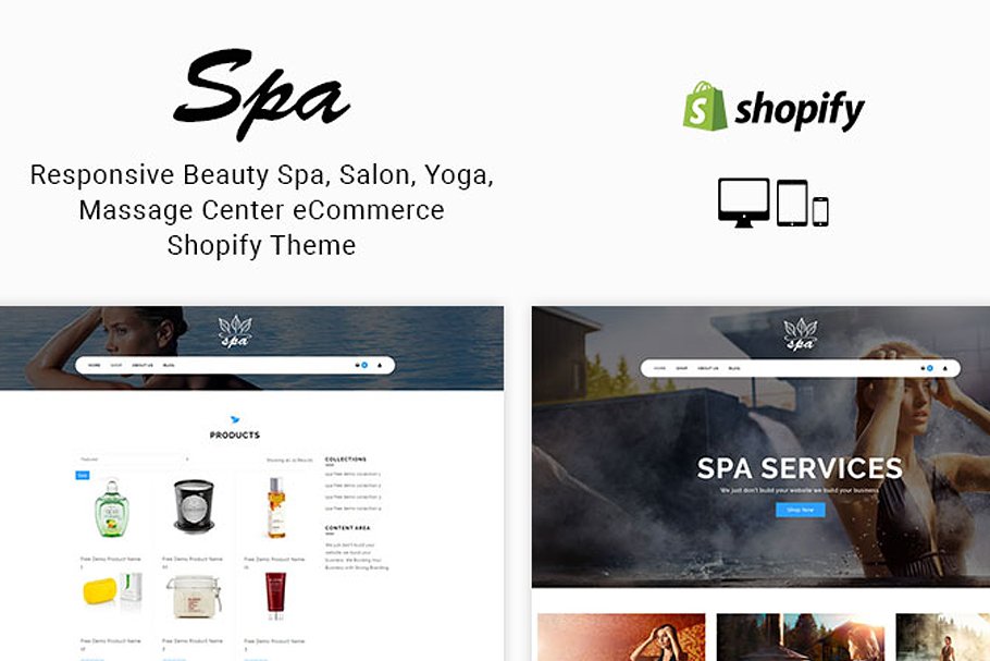 Download Spa - Responsive Shopify Theme