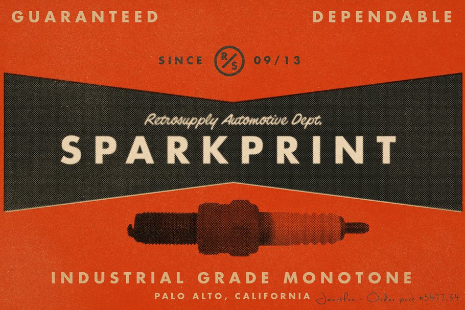 Download SparkPrint - Monotone Action