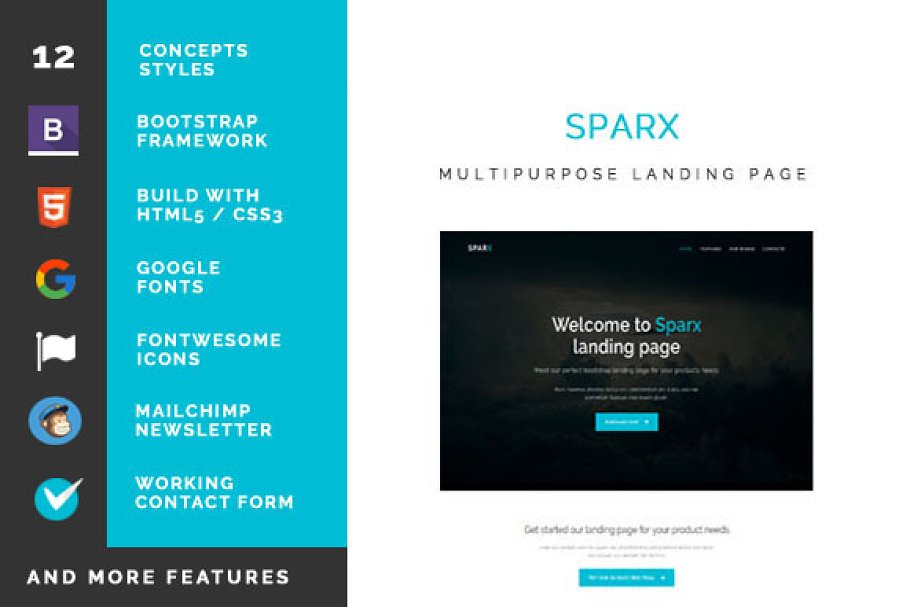 Download Sparx | Multipurpose landing page