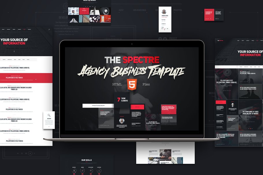 Download The Spectre - HTML Template