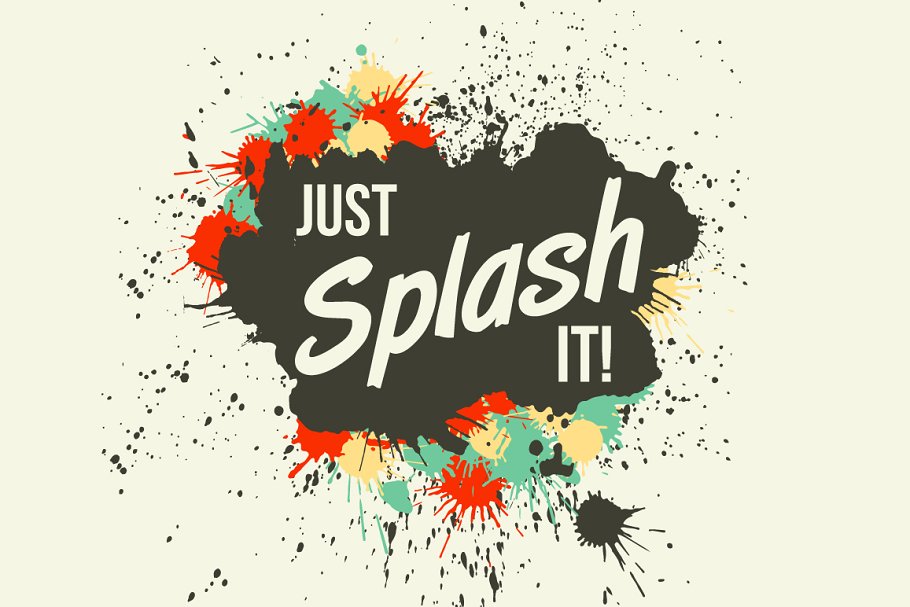 Download Just Splash It! Grunge vector blots