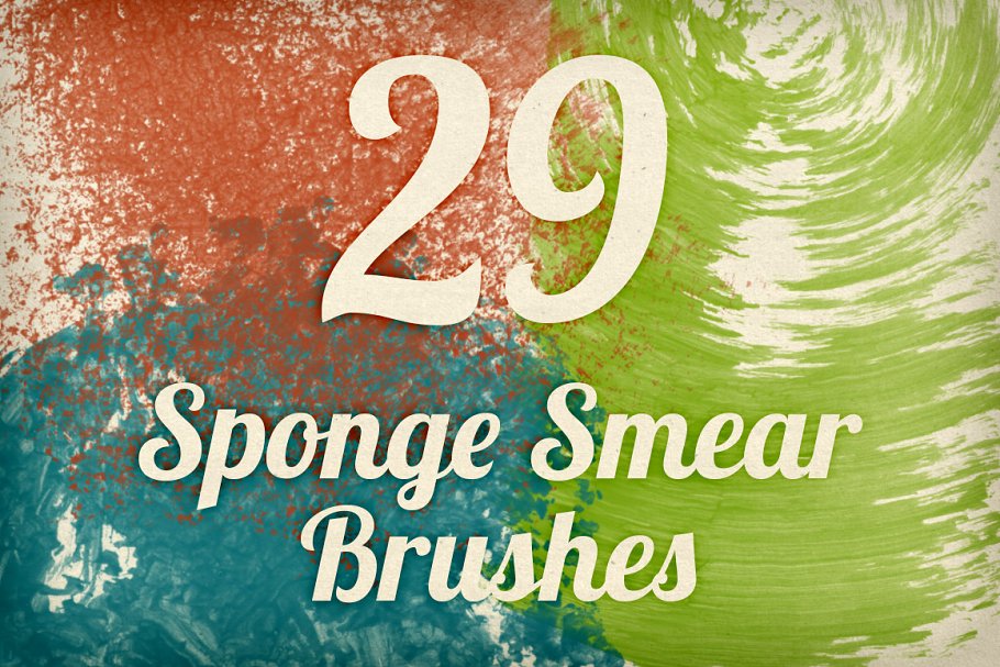 Download Sponge Smears Brush Pack 1